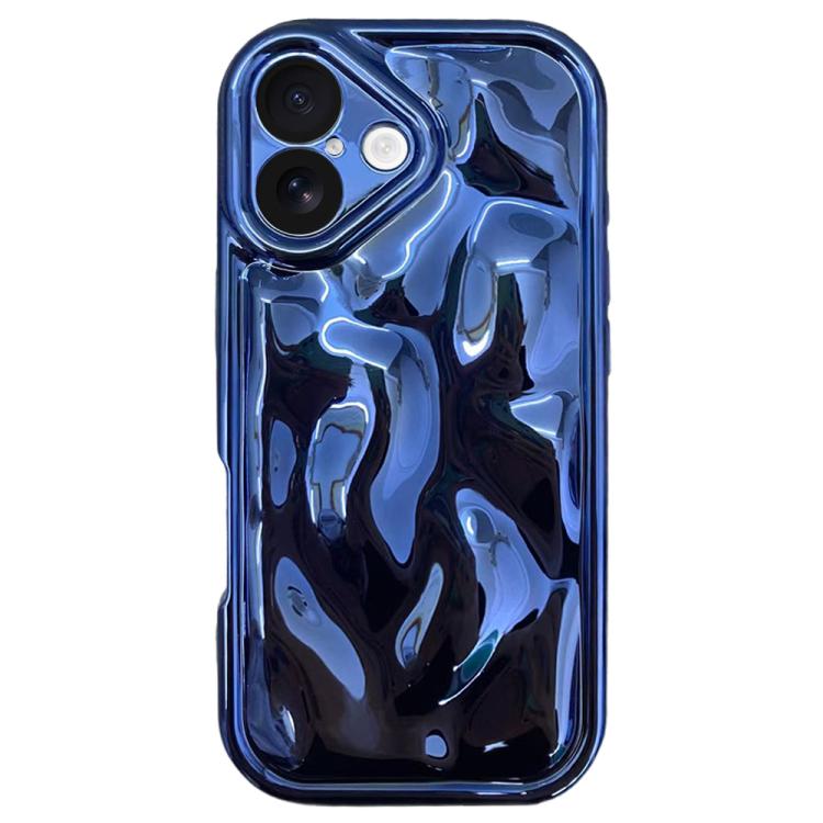 For iPhone 17 Electroplating Meteorite Texture TPU Phone Case