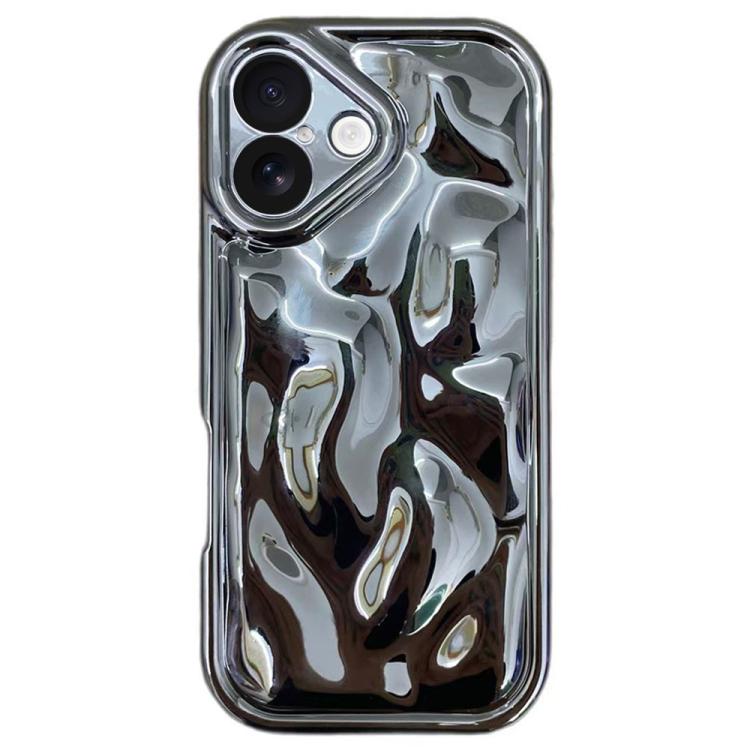 For iPhone 17 Electroplating Meteorite Texture TPU Phone Case