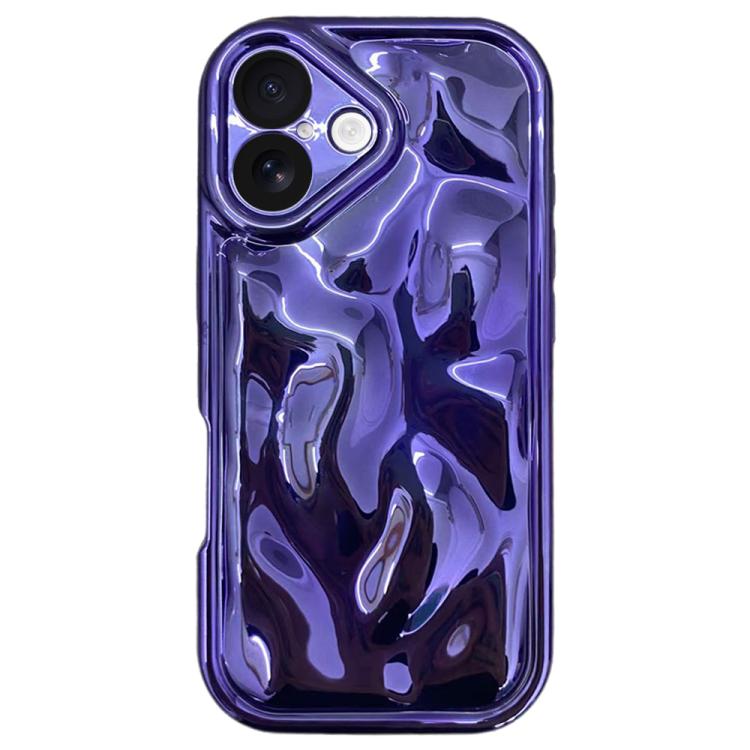 For iPhone 17 Electroplating Meteorite Texture TPU Phone Case