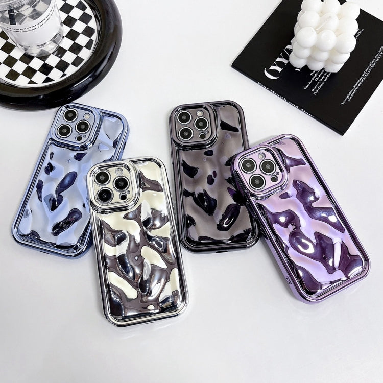 For iPhone 16 Pro Max Electroplating Meteorite Texture TPU Phone Case