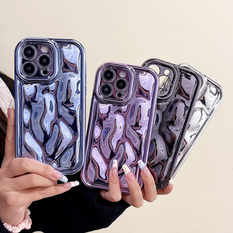 For iPhone 16 Pro Max Electroplating Meteorite Texture TPU Phone Case