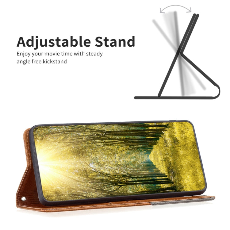 For Motorola Moto G35 Rhombus Texture Magnetic Leather Phone Case