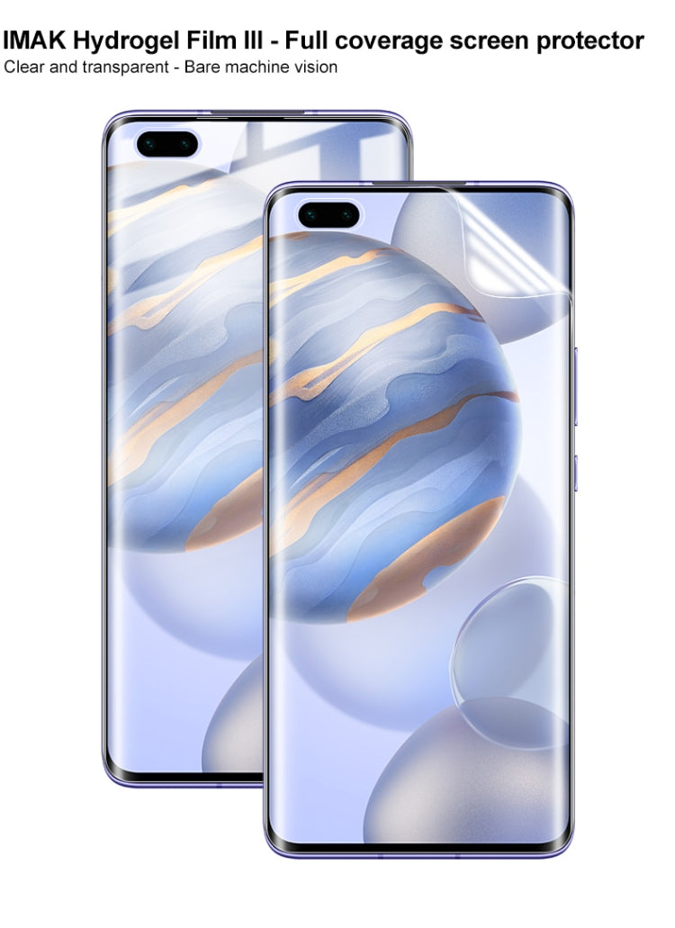For Huawei Honor 30 Pro 2 PCS IMAK Hydrogel Film III Full Coverage Screen Protector