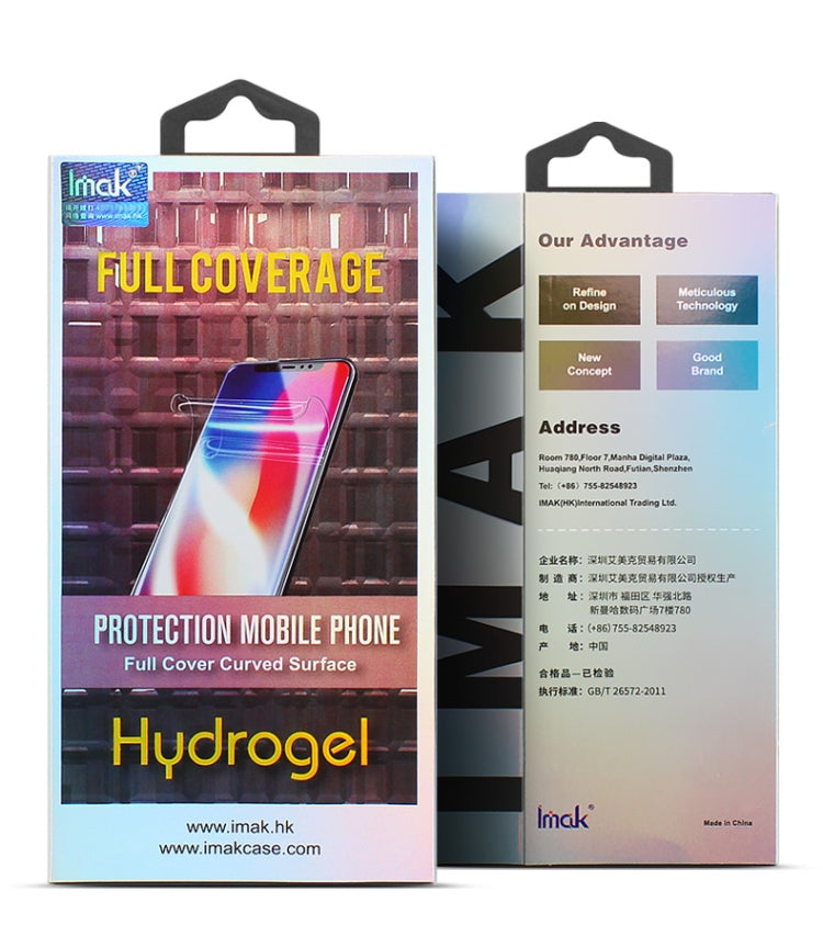 For Huawei Honor View 30 2 PCS IMAK Hydrogel Film III Full Coverage Screen Protector