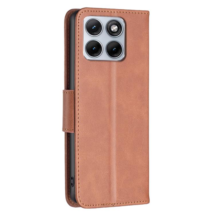 For Motorola Edge 70 Fusion 5G Lambskin Texture Pure Color Flip Leather Phone Case