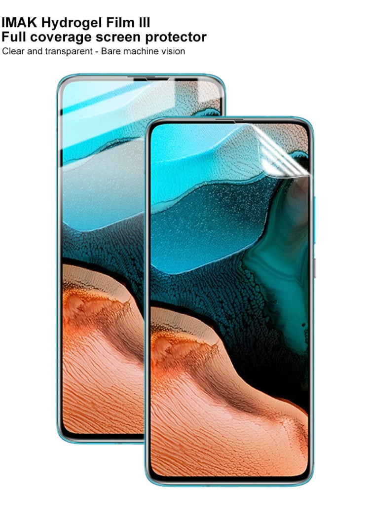 For Xiaomi Redmi K30 Pro 2 PCS IMAK Hydrogel Film III Full Coverage Screen Protector