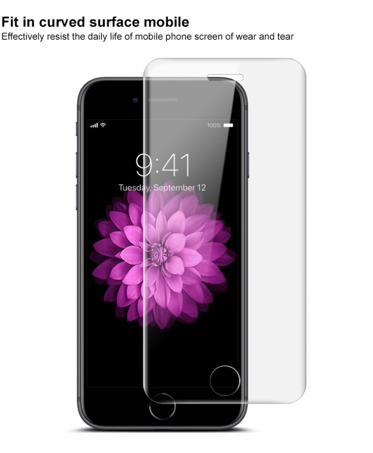 For iPhone SE 2020 2pcs IMAK Hydrogel Film III Full Coverage Screen Protector
