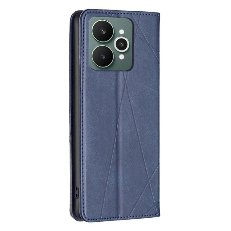 For Realme 15 Pro 5G Rhombus Texture Leather Phone Case