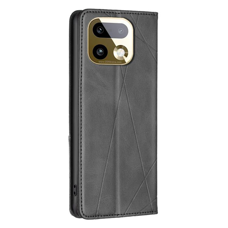 For Realme 16 Pro 5G Rhombus Texture Leather Phone Case