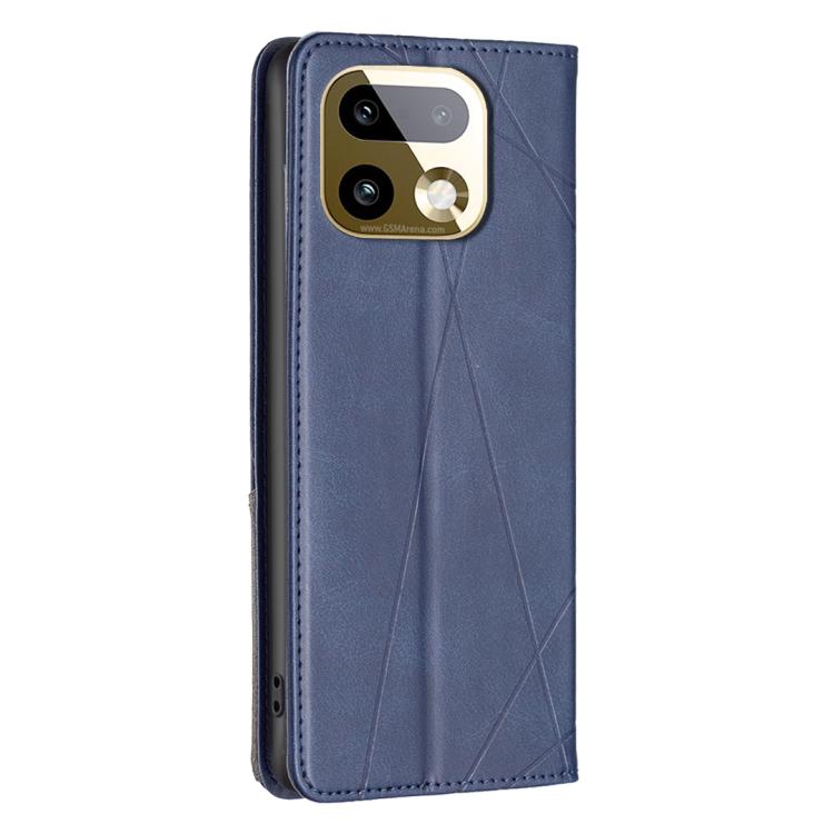 For Realme 16 Pro 5G Rhombus Texture Leather Phone Case