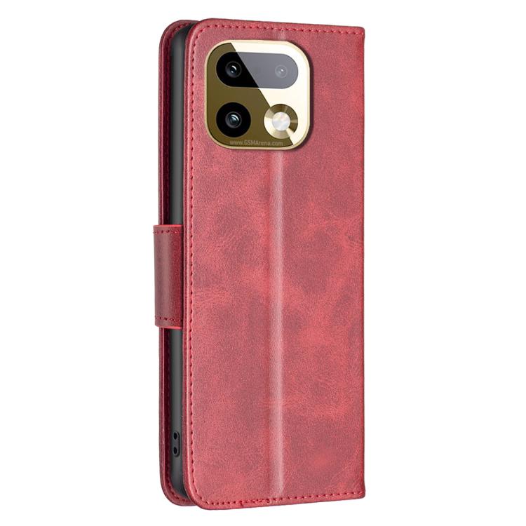 For Realme 16 Pro+ 5G Lambskin Texture Pure Color Flip Leather Phone Case
