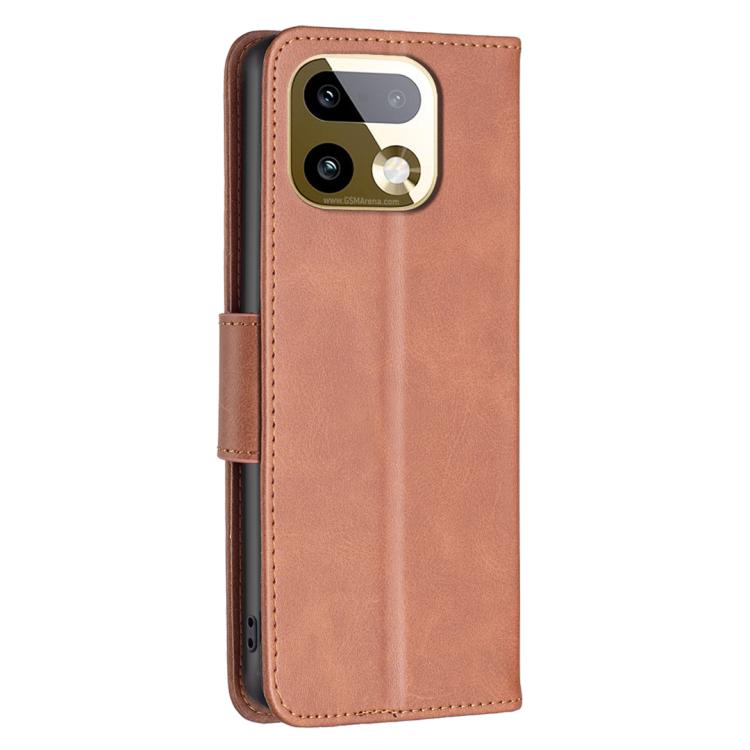 For Realme 16 Pro+ 5G Lambskin Texture Pure Color Flip Leather Phone Case