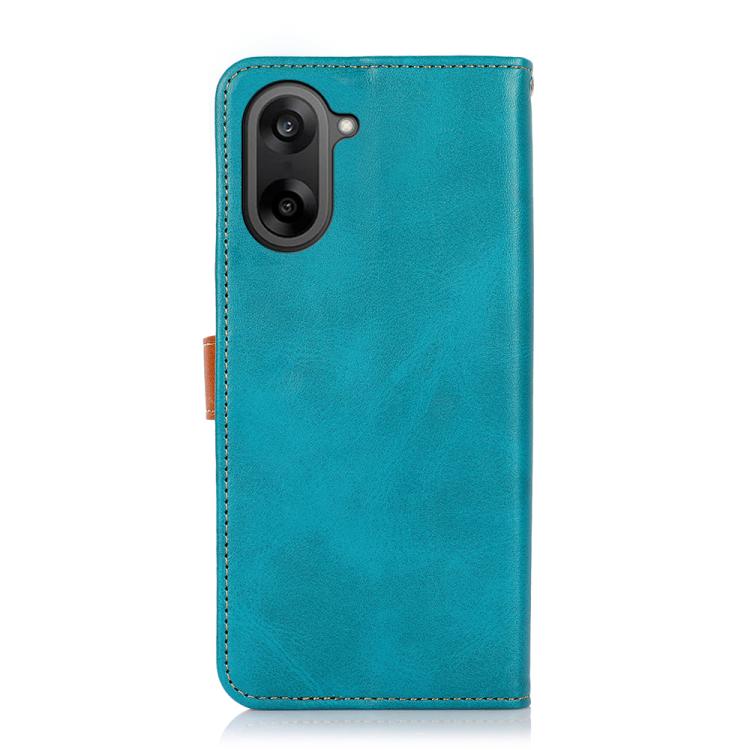 For OnePlus Nord CE5 KHAZNEH Dual-color Cowhide Texture Flip Leather Phone Case
