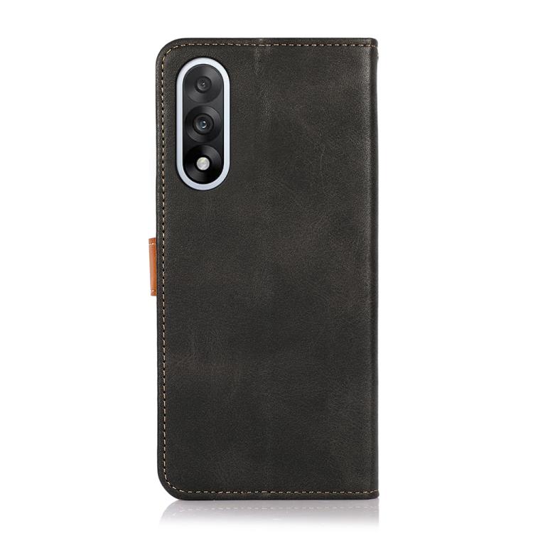 For OnePlus Nord 5 KHAZNEH Dual-color Cowhide Texture Flip Leather Phone Case
