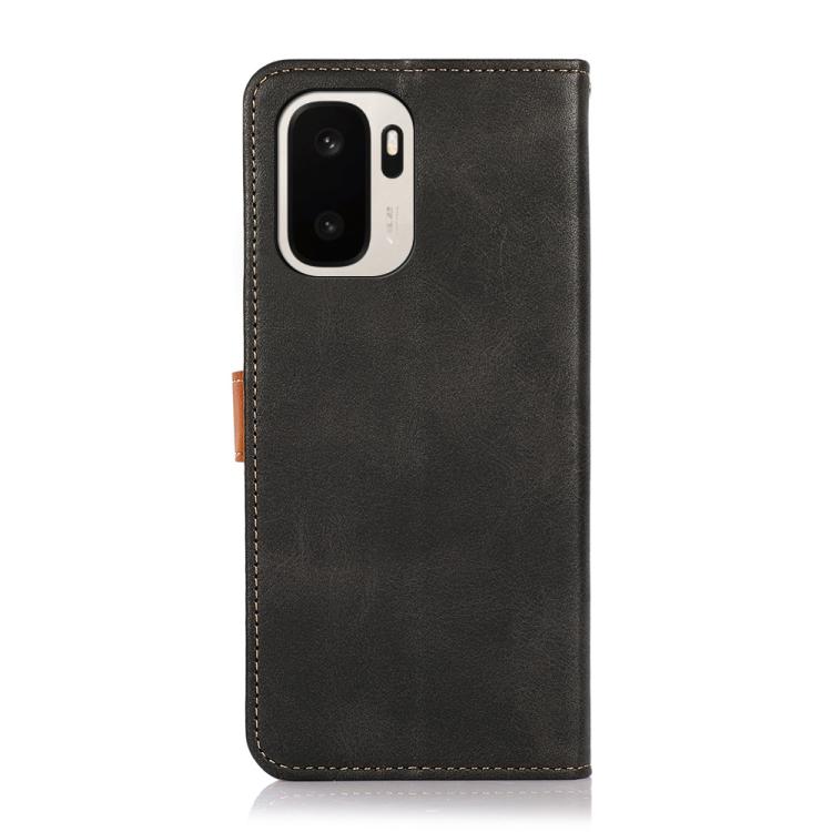 For OnePlus Ace 6 Ultra KHAZNEH Dual-color Cowhide Texture Flip Leather Phone Case
