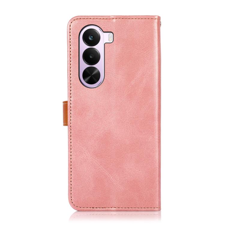 For OnePlus Nord CE6 Lite 5G Global KHAZNEH Dual-color Cowhide Texture Flip Leather Phone Case