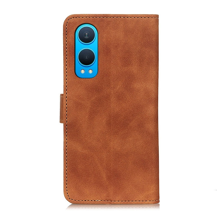 For OnePlus Nord CE4 Lite KHAZNEH Retro Texture Leather Phone Case