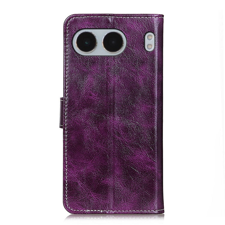 For OnePlus Nord 4 Retro Crazy Horse Texture Leather Phone Case