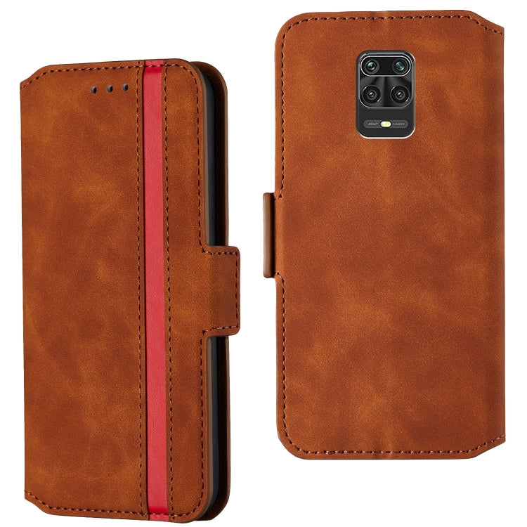 For Xiaomi Redmi Note 9 Pro / Note 9S / Note 9 Pro Max Retro Frosted Oil-side Horizontal Flip Leather Case with Holder & Card Slots