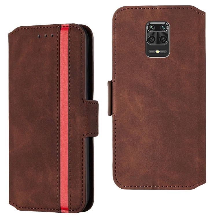For Xiaomi Redmi Note 9 Pro / Note 9S / Note 9 Pro Max Retro Frosted Oil-side Horizontal Flip Leather Case with Holder & Card Slots