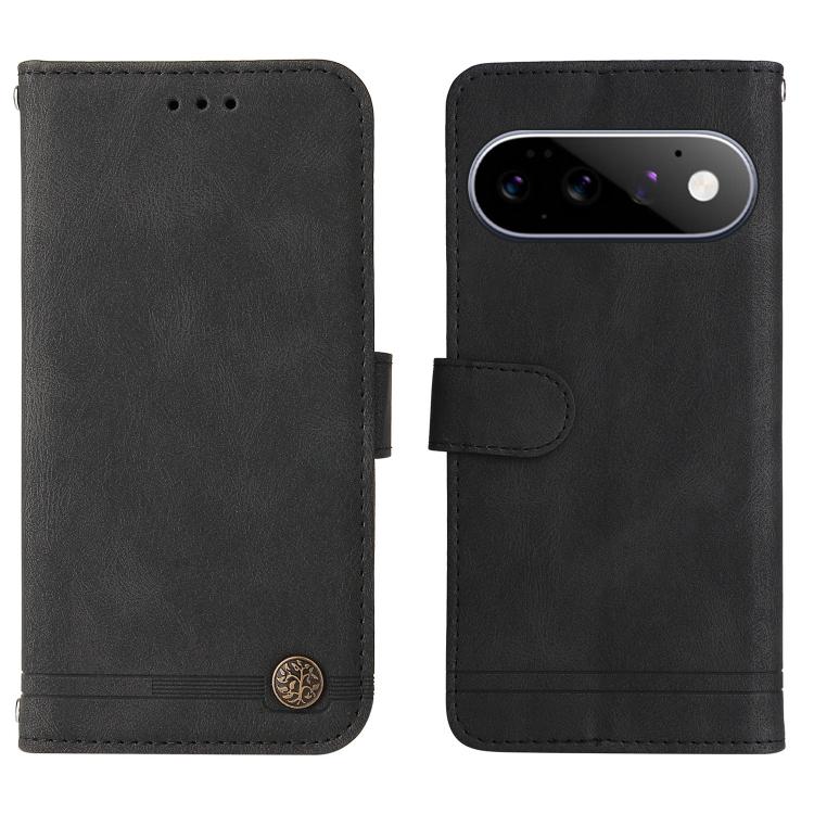 For Google Pixel 11 / Pixel 11 Pro Skin Feel Life Tree Metal Button Leather Phone Case