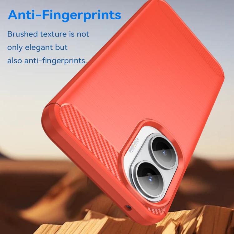 For Redmi Turbo 4 Pro Carbon Fiber Brushed Texture TPU Phone Case