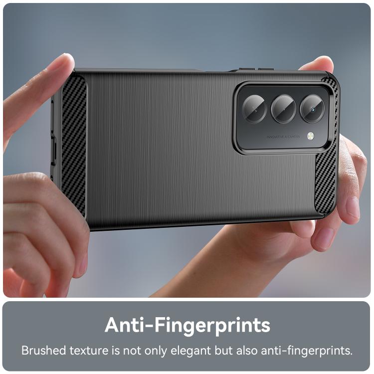For Redmi 15 5G Global / 15 4G SEA Carbon Fiber Brushed Texture TPU Phone Case