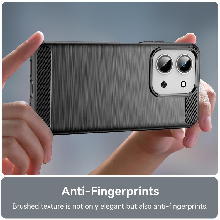 For Redmi 15C 5G / 4G Global 171mm Carbon Fiber Brushed Texture TPU Phone Case