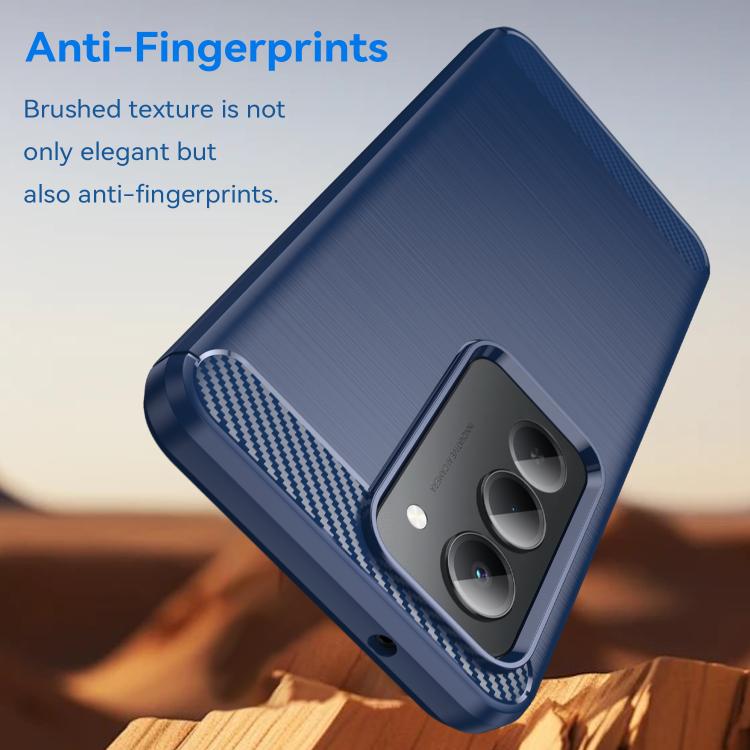 For Redmi 15 5G / 4G EU 171mm Carbon Fiber Brushed Texture TPU Phone Case