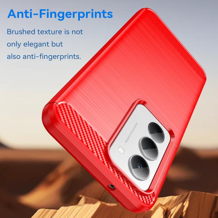 For Redmi 15 5G / 4G EU 171mm Carbon Fiber Brushed Texture TPU Phone Case
