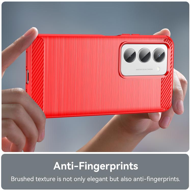 For Redmi 15 5G / 4G EU 171mm Carbon Fiber Brushed Texture TPU Phone Case