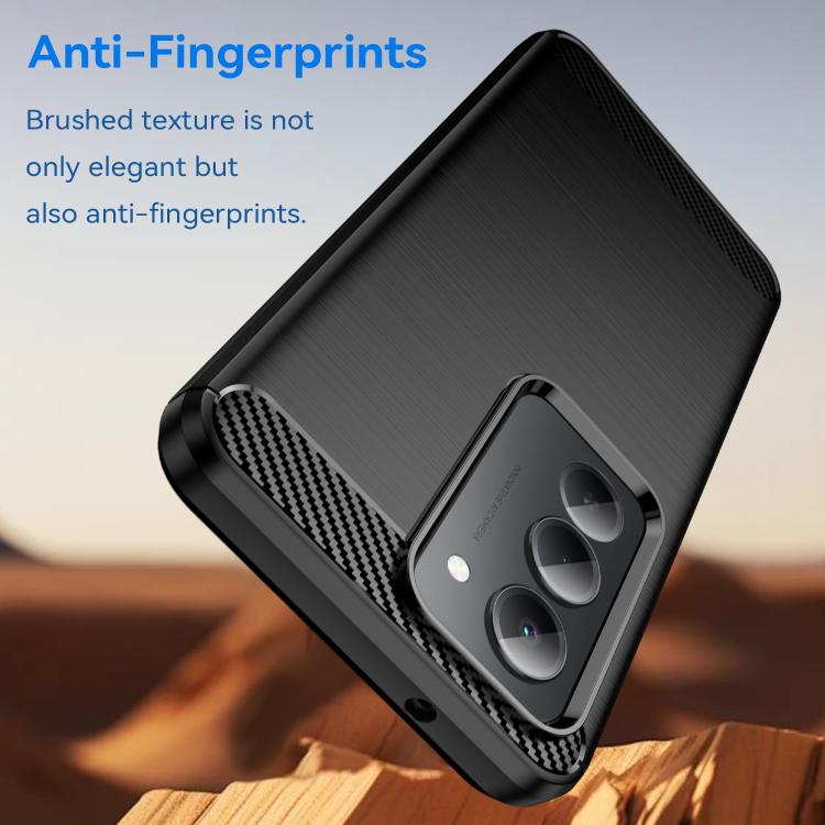 For Redmi 15 5G / 4G EU 171mm Carbon Fiber Brushed Texture TPU Phone Case