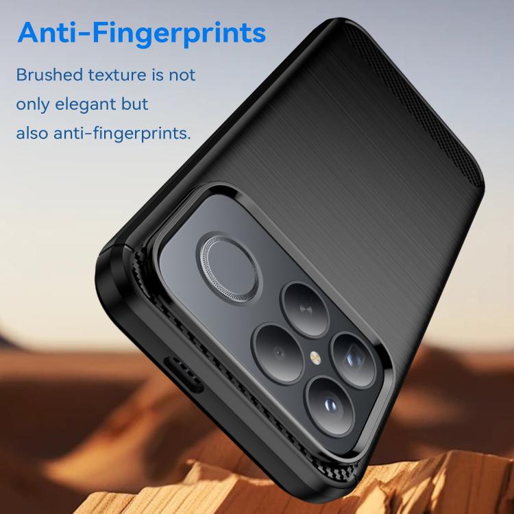 For Redmi K90 Pro Max / Poco F8 Ultra Carbon Fiber Brushed Texture TPU Phone Case