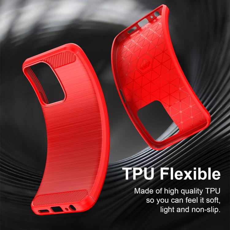For Redmi R70 5G Carbon Fiber Brushed Texture TPU Phone Case
