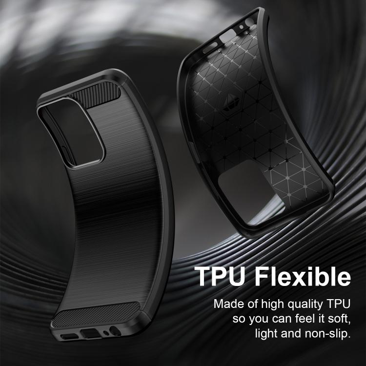 For Redmi R70 5G Carbon Fiber Brushed Texture TPU Phone Case