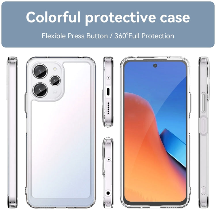 For Xiaomi Redmi 12 Colorful Series Acrylic + TPU Phone Case
