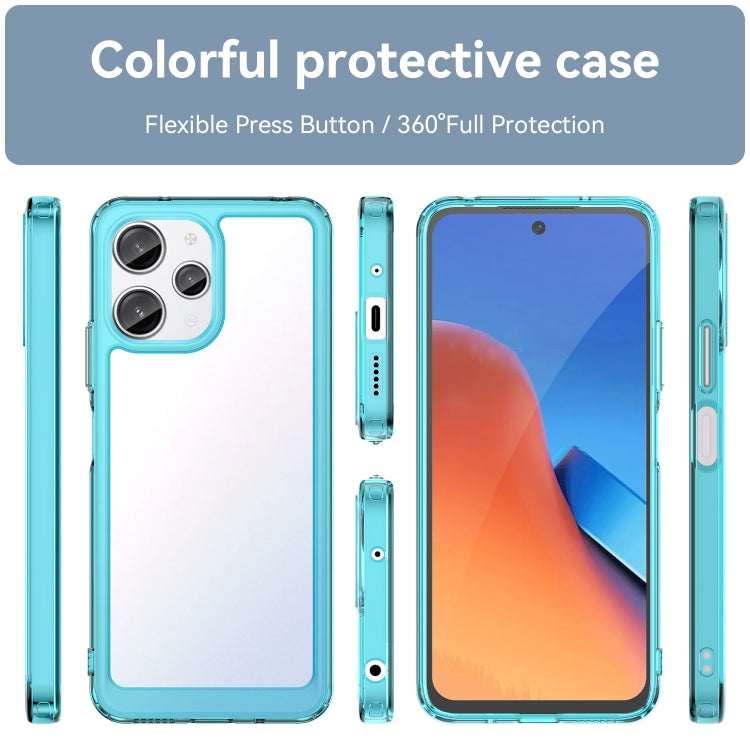 For Xiaomi Redmi 12 Colorful Series Acrylic + TPU Phone Case
