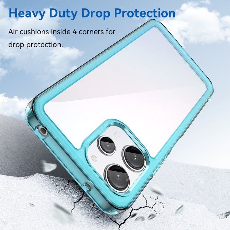 For Xiaomi Redmi 12 Colorful Series Acrylic + TPU Phone Case