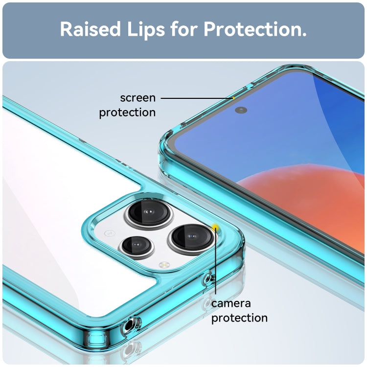 For Xiaomi Redmi 12 Colorful Series Acrylic + TPU Phone Case