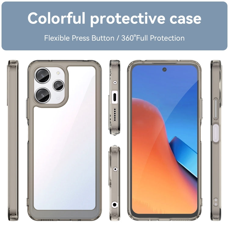 For Xiaomi Redmi 12 Colorful Series Acrylic + TPU Phone Case