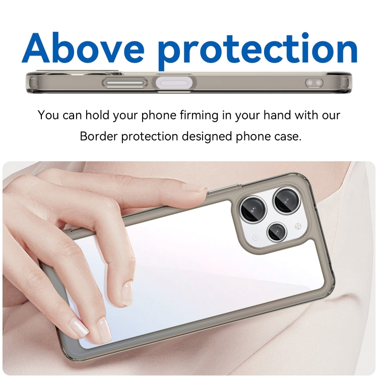 For Xiaomi Redmi 12 Colorful Series Acrylic + TPU Phone Case