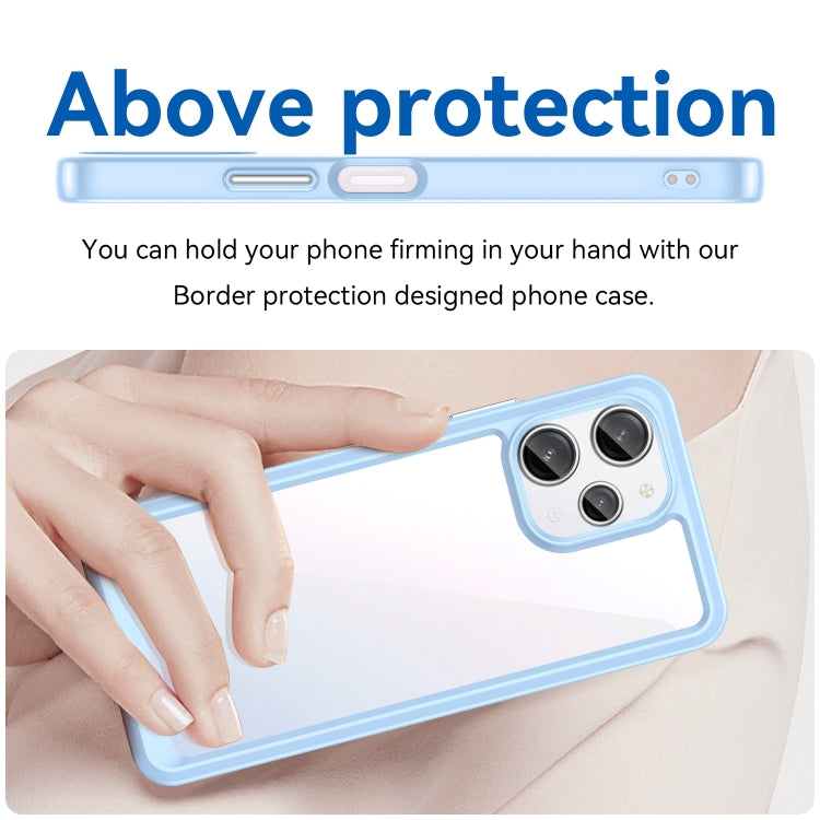 For Xiaomi Redmi 12 Colorful Series Acrylic + TPU Phone Case