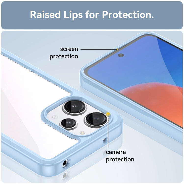 For Xiaomi Redmi 12 Colorful Series Acrylic + TPU Phone Case