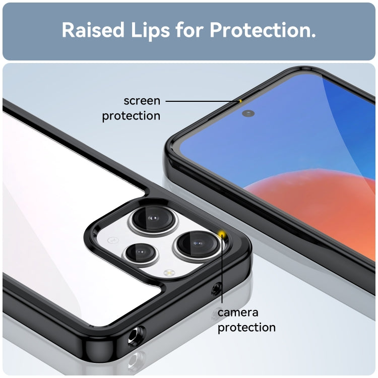 For Xiaomi Redmi 12 Colorful Series Acrylic + TPU Phone Case