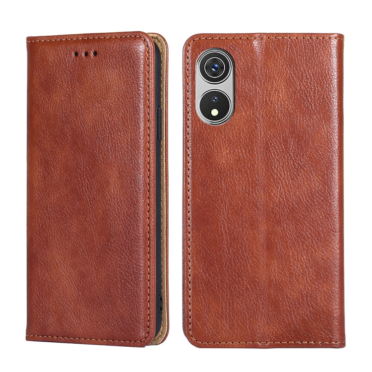 For CUBOT P60 Gloss Oil Solid Color Magnetic Leather Phone Case