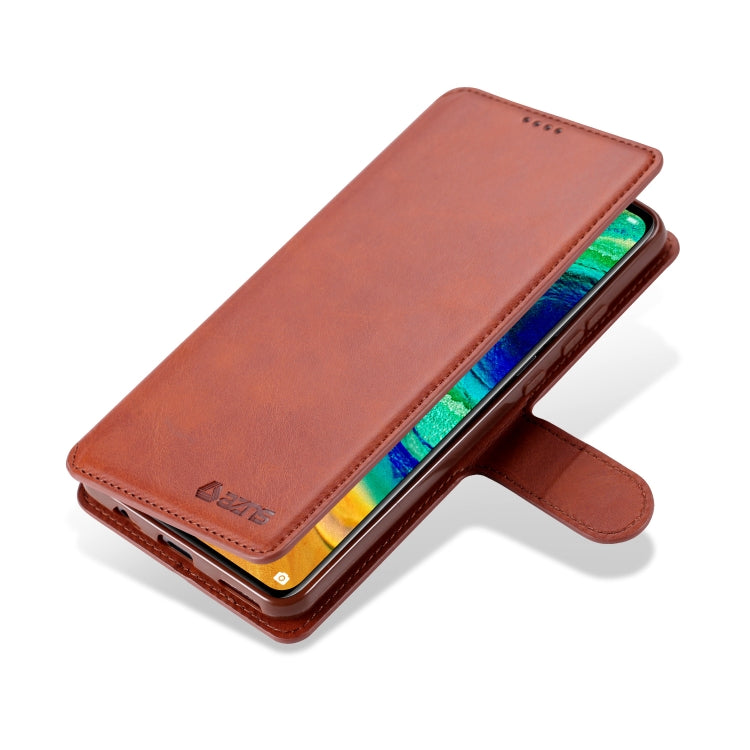 For Huawei Mate 30 Pro AZNS Calf Texture Horizontal Flip Leather Case, with Holder & Card Slots & Wallet & Photo Frame