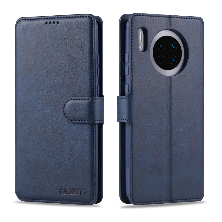 For Huawei Mate 30 Pro AZNS Calf Texture Horizontal Flip Leather Case, with Holder & Card Slots & Wallet & Photo Frame