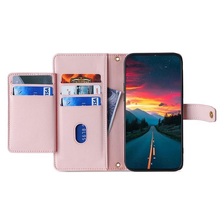 For Infinix Note 50 Pro+ 5G Sheep Texture Cross-body Zipper Wallet Leather Phone Case