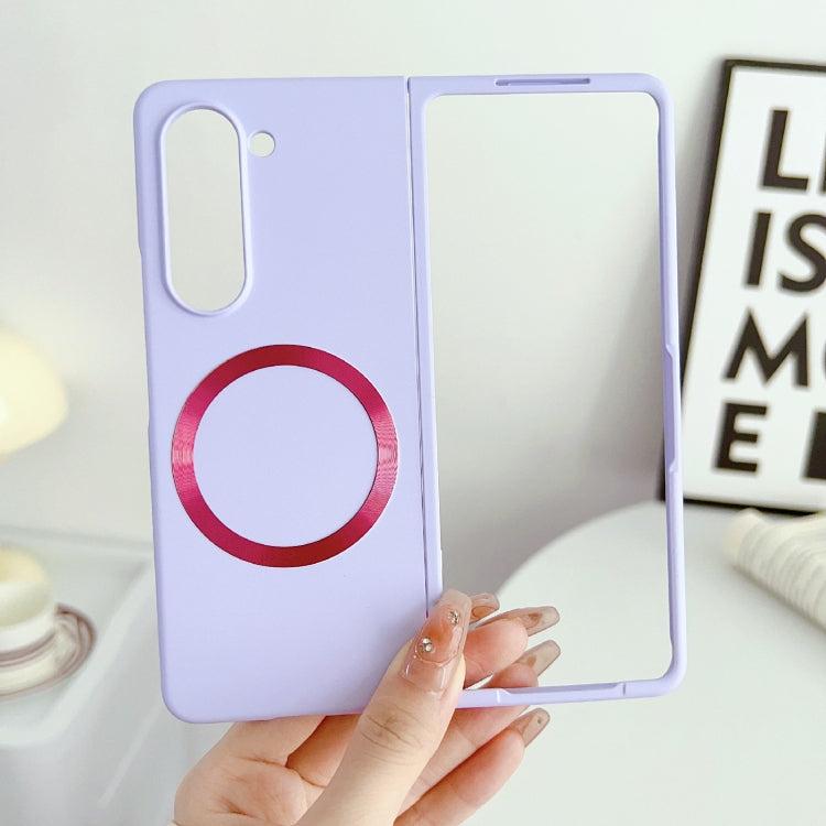 For Samsung Galaxy Z Fold6 Skin Feel Magsafe Magnetic Shockproof PC Phone Case