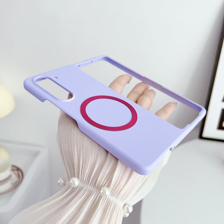 For Samsung Galaxy Z Fold6 Skin Feel Magsafe Magnetic Shockproof PC Phone Case